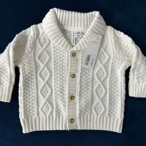 Janie and Jack Cardigan- size 3-6 months NWT